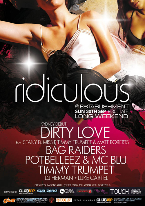 Nightclub Flyer Sample 12 Night Club Flyer - Long Weekend, Dirty Love