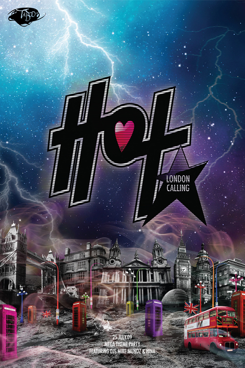 Nightclub Flyer Sample 72 Night Club Flyer - Hot London