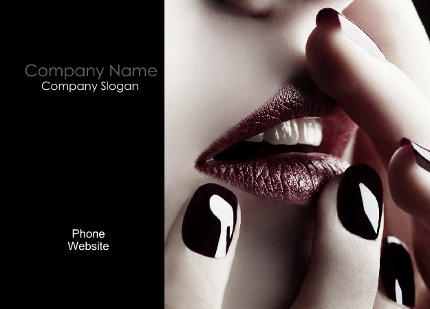 Custom Postcard Design for Cosmetics Services 3