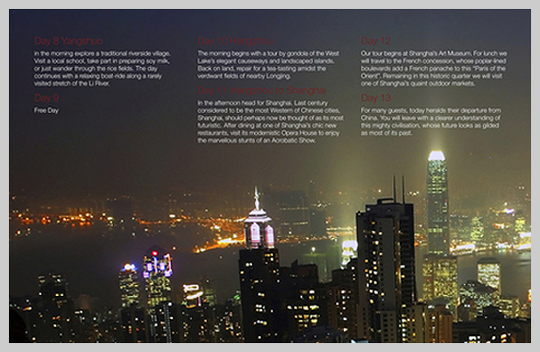 city travel brochure 03 Travel Brochure Examples - China