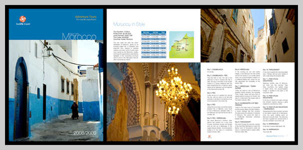 city travel brochure 10 Travel Brochure Examples - Morocco