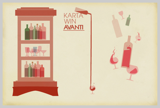 wine menu design 01 Wine Menu Design - Karta Win Avanti