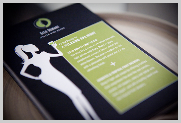 wine menu design 04 Wine Menu Design - Ecco Domani