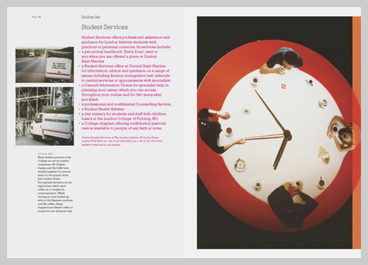 college brochure design 01 College Brochure Design - Central Saint Martins