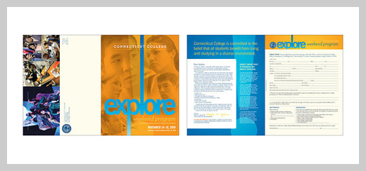 college brochure design 14 College Brochure Design - Explore Program Brochure