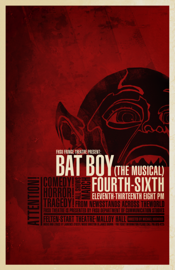 poster design inspiration 19 Poster Design Inspiration - Bat Boy