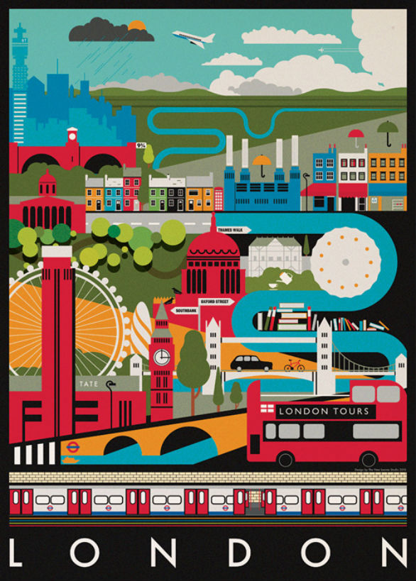 poster design inspiration 36 Poster Design Inspiration - London