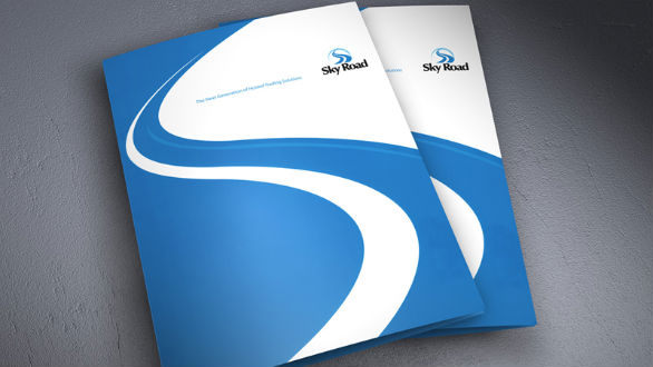 presentation folder designs 05 Presentation Folder Designs - Sky Road