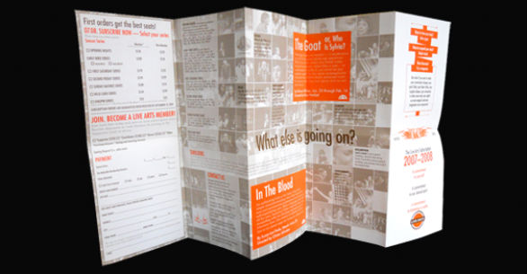 event brochure design examples 14 Event Brochure Design Examples - Live Arts