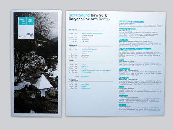 event brochure design examples 26 Event Brochure Design Examples - Advanced Music