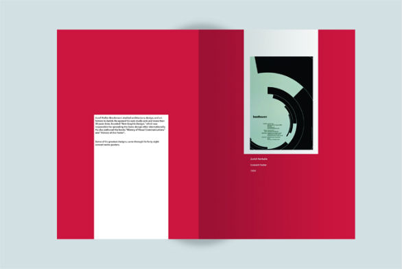 event brochure design examples 29 Event Brochure Design Examples - Josef Muller-Brockmann