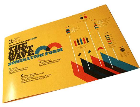 event brochure design examples 31 Event Brochure Design Examples - Ateneo Art Awards