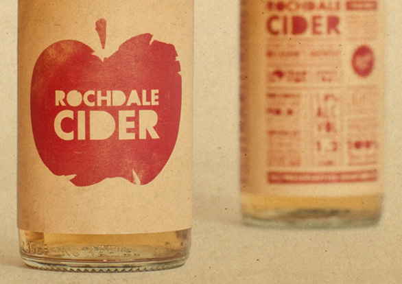 food label design 04 Food Label Design - Rochdale Cider