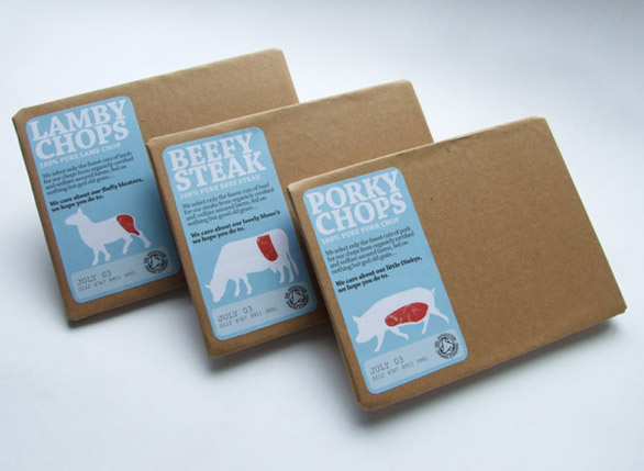 food label design 11 Food Label Design - Meaty Packaging
