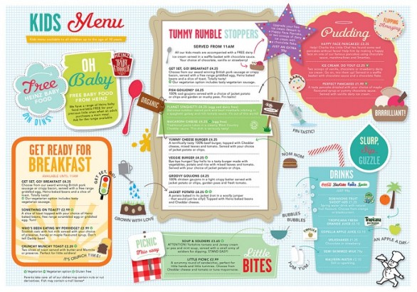 restaurant menu ideas 03 restaurant menu ideas - little chef (spread)