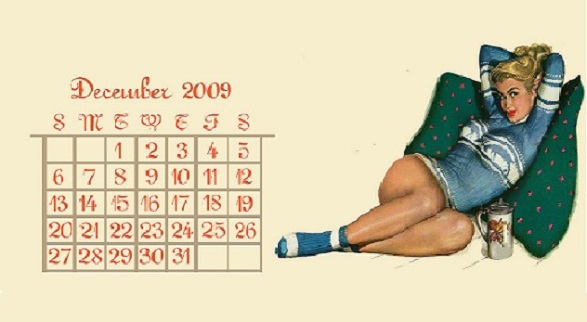 Pin-Up Girl Calendar 02 Pin-Up Girl Calendar - December by York Sensation