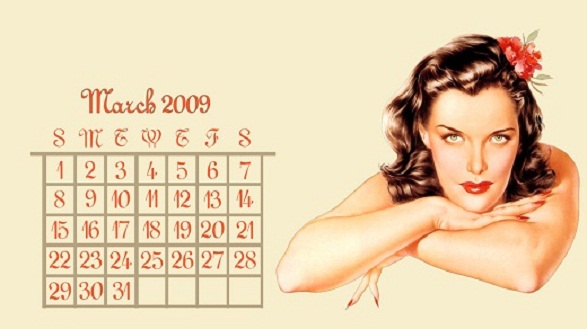 Pin-Up Girl Calendar 03 Pin-Up Girl Calendar - March by Yorksensation