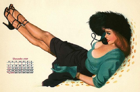 Pin-Up Girl Calendar 04 Pin-Up Girl Calendar - 1950 Calendar Suzee Q