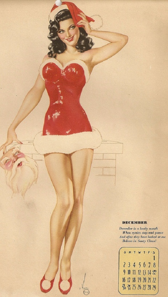 Pin-Up Girl Calendar 05 Pin-Up Girl Calendar - December - Zawesome