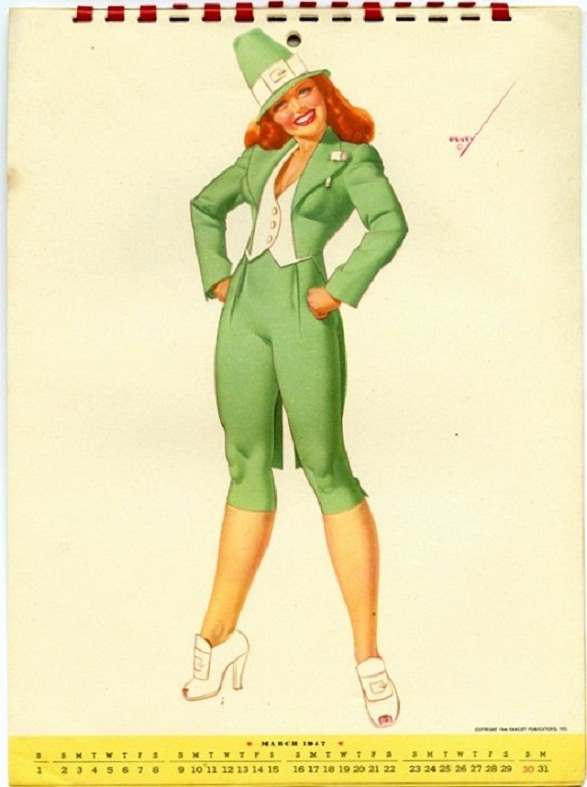 Pin-Up Girl Calendar 09 Pin-Up Girl Calendar - Petty Irish Lass