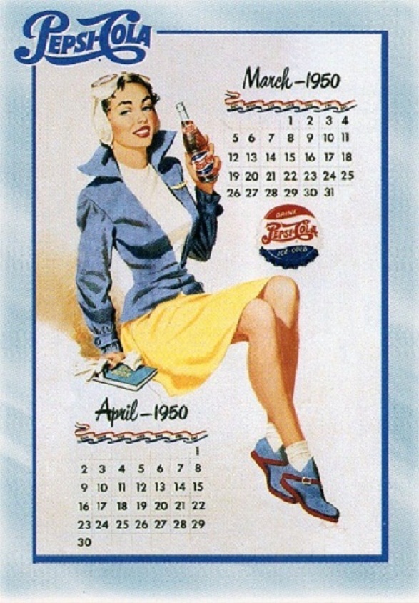 Pin-Up Girl Calendar 15 Pin-Up Girl Calendar - Pepsi Girl