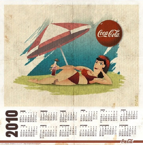 Pin-Up Girl Calendar 18 Pin-Up Girl Calendar - Majo's Calendar by Tonquez