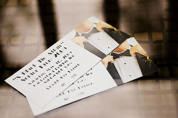 custom ticket invitations 07 Custom Ticket Invitations - Tux