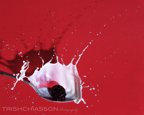 high speed photos 03 High Speed Photos - Raspberry + milk
