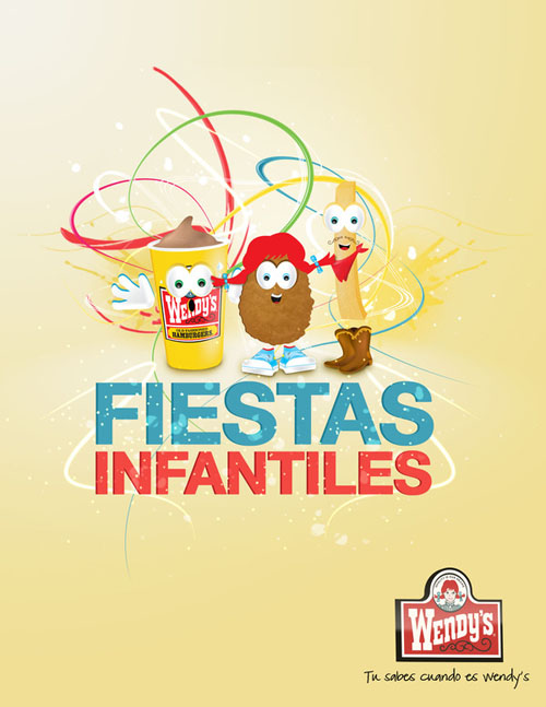 Fast Food Poster Designs Wendys 09 fast-food-poster-designs-09