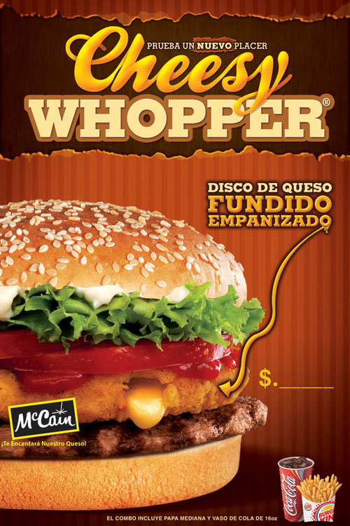 Fast Food Poster Designs Whopper Burger King 14 fast-food-poster-designs-14