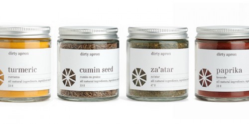Spice jar labeling Dirty Apron Jar Label