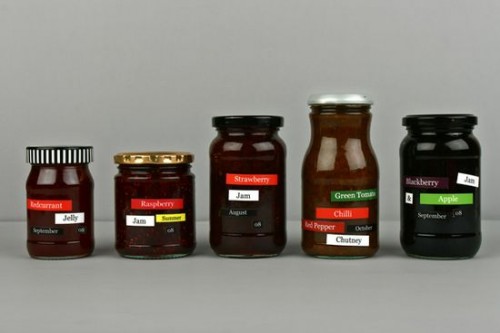 Creative jam jar labels Sheilas jar label