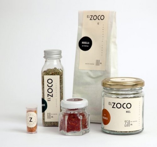 El Zoco labels El Zoco Jar Label