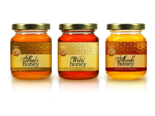 Organic honely jar labels Organic Honey Jar Label