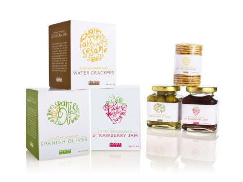 Combined box and label packaging janother chelsea market label