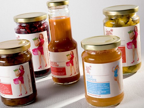 Retro labels Love saves the day jar label