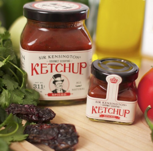 This custom label doubles as a freshness seal. Sir Kensigntonss Jar label