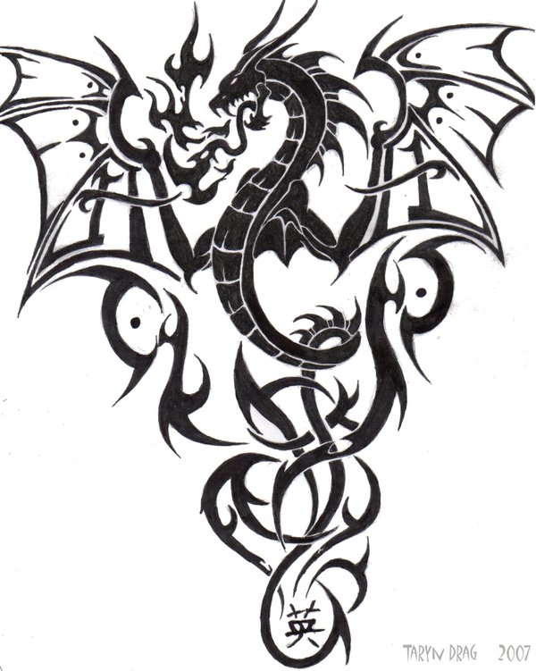 Tribal Dragon 03 Tribal-Dragon-03