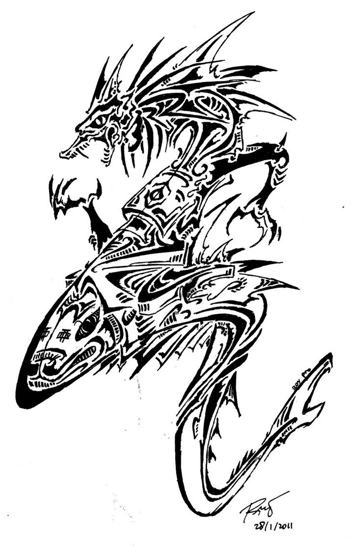 Tribal Dragon 27 Tribal-Dragon-27