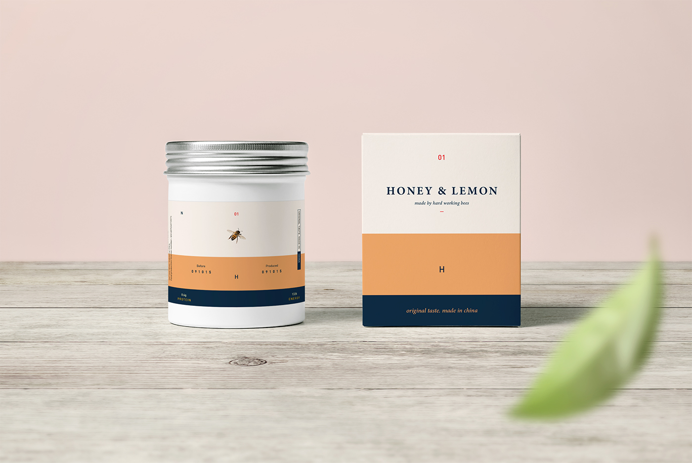 Jar label for Chinese honey tea honey tea label