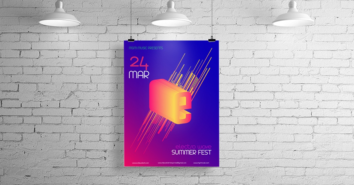 The marks on this poster suggest motion and dynamism -- even if it is static. poster rhythmic mark visual motif