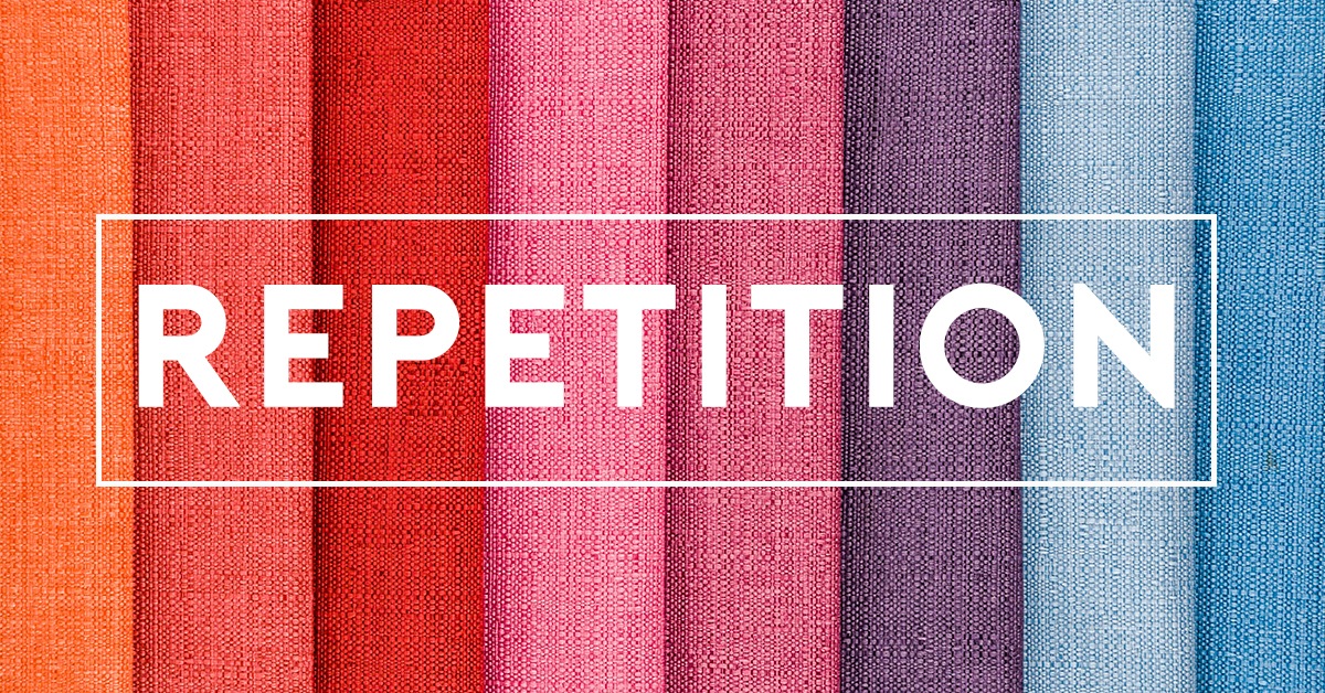 Repetition is central to creating any motif. effective visual motif repetition
