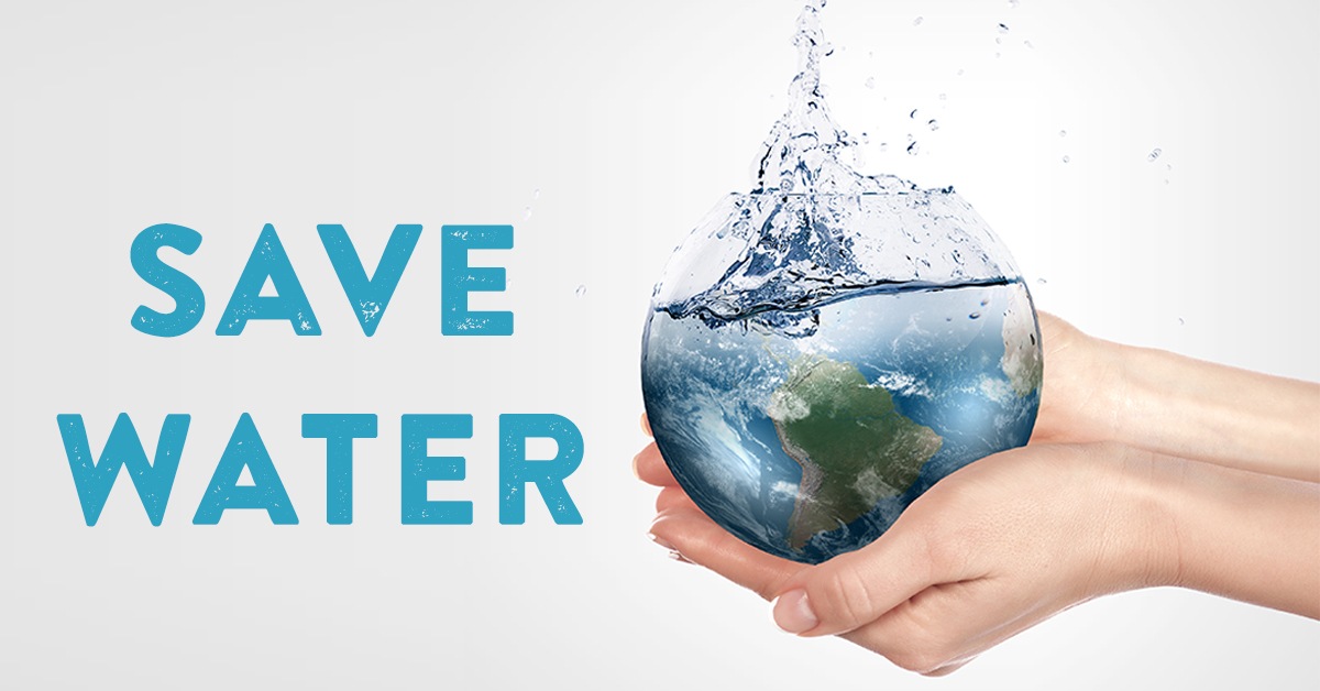The symbolism here tells more than any wall of text can. Save Water - Symbolism