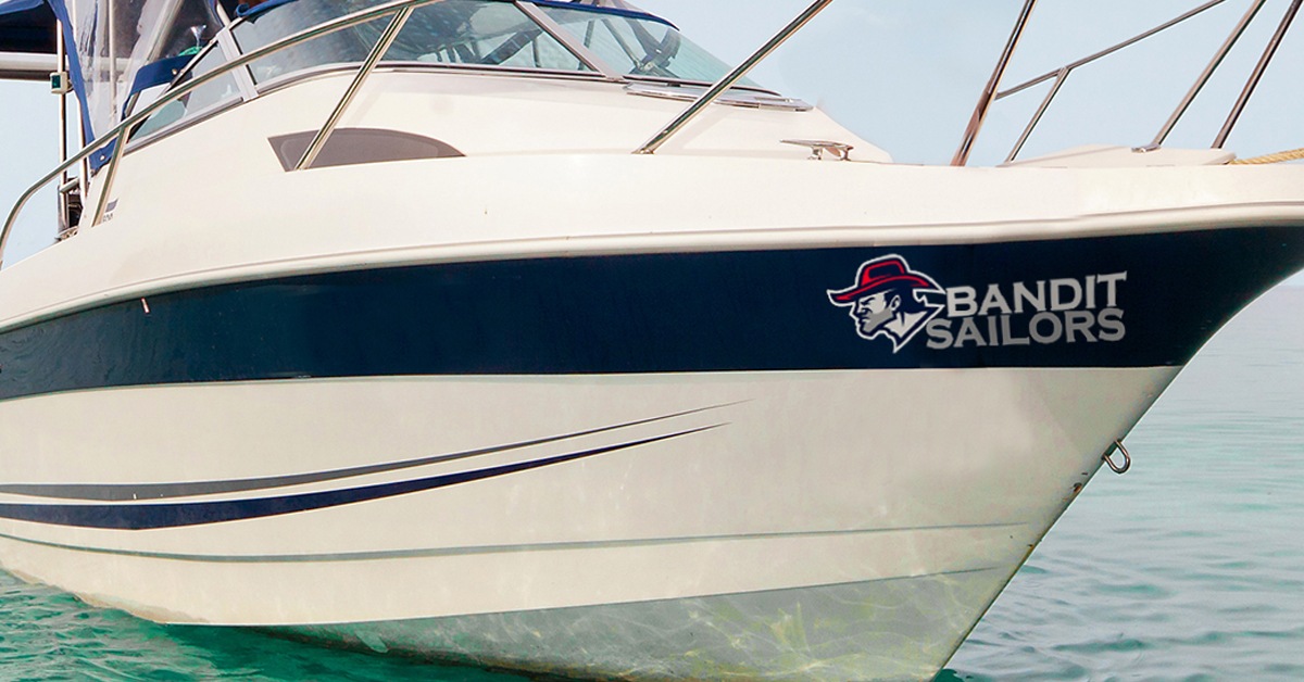 Waterproof stickers are necessary for boats and similar watercraft Boat stickers