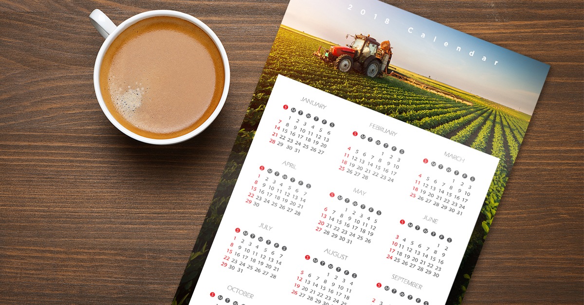 These classic can help with both planning and sharing knowledge. Farm and Agricultural Calendars