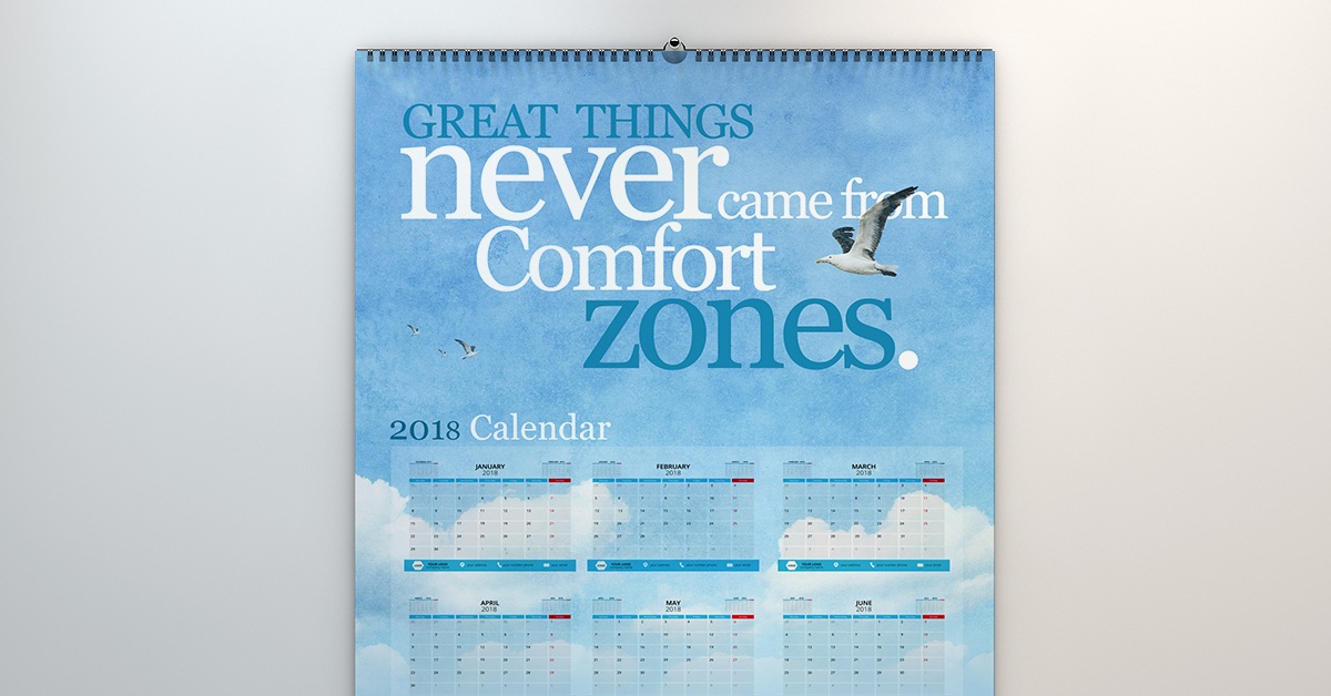 These typographic calendars can be highly addictive. Quote Calendar