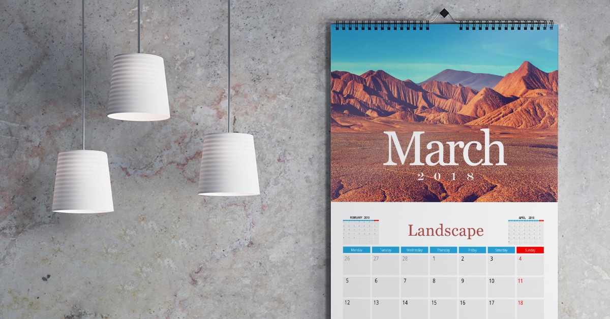 This classic theme will likely be forever popular. Landscape Calendars