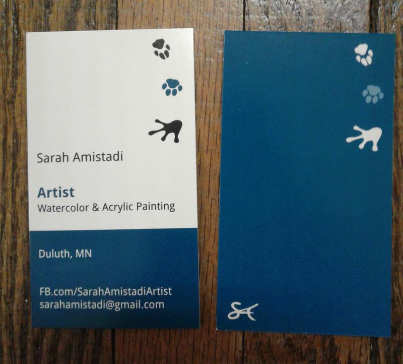 UPrinting Reviews Standard Business Cards Sarah Amistadi UPrinting Reviews Standard Business Cards Sarah Amistadi