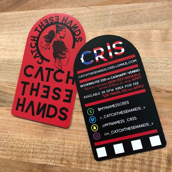 UPrinting Reviews Half-Circle Business Cards Cris Rivera UPrinting Reviews Half-Circle Business Cards Cris Rivera