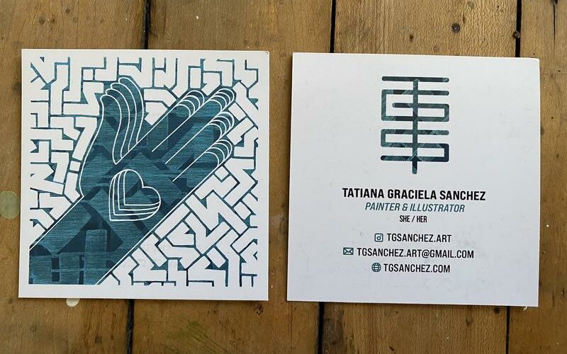 UPrinting Reviews Square Business Cards Tatiana Graciela Sanchez UPrinting Reviews Square Business Cards Tatiana Graciela Sanchez